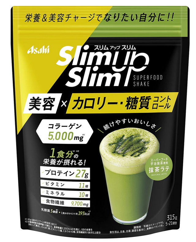 アサヒ スリムアップスリム 酵素＋スーパーフードシェイク 抹茶ラテ